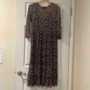 NEW LOOK maxi ruffle floral dress